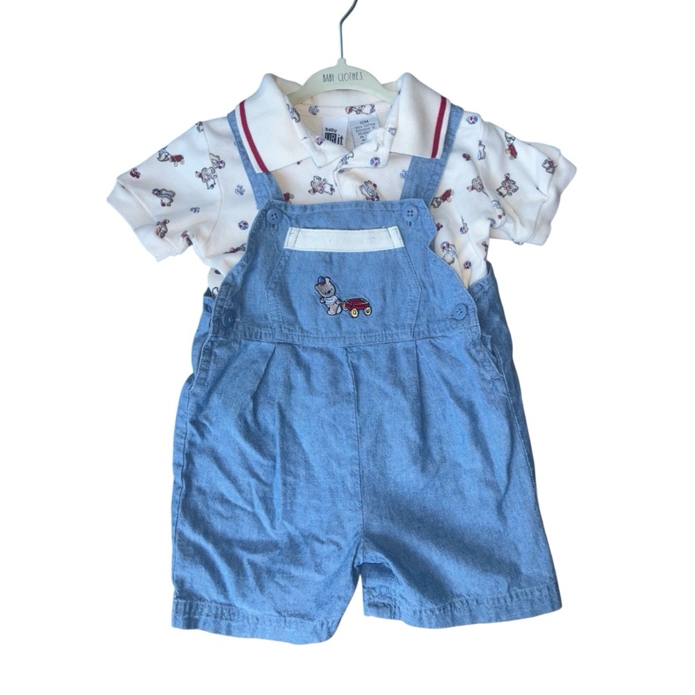 Vintage 2pc baby boy set 24 months - Picture 2 of 4